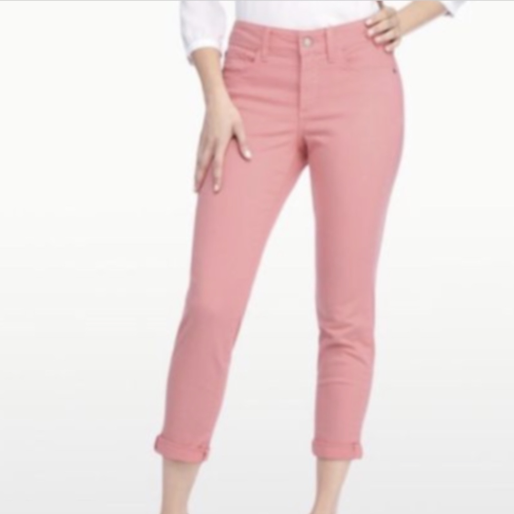 NYDJ Not Your Daughters Jeans ALINA Pants Pink